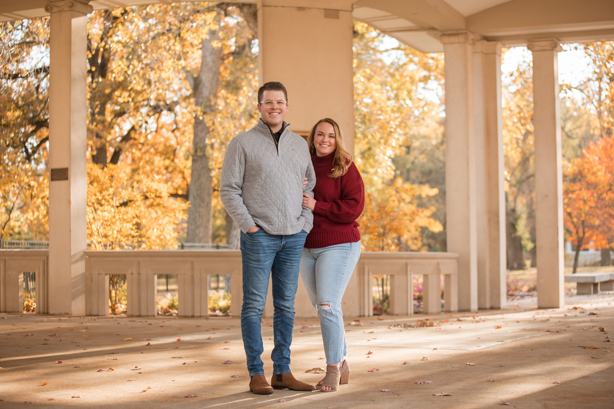 Forest Park engagement session, St. Louis MO